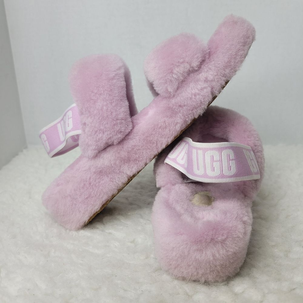 UGG Women's Oh Yeah Womens Sandals Size 7 Purple Slide Slipper 1107953 - Picture 5 of 9